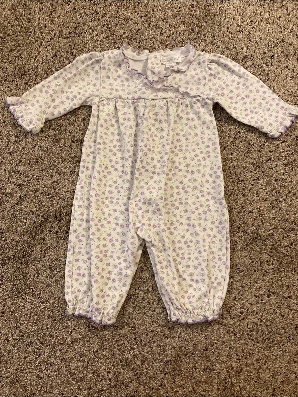 Kissy Kissy Cottage Roses Lilac Floral Playsuit